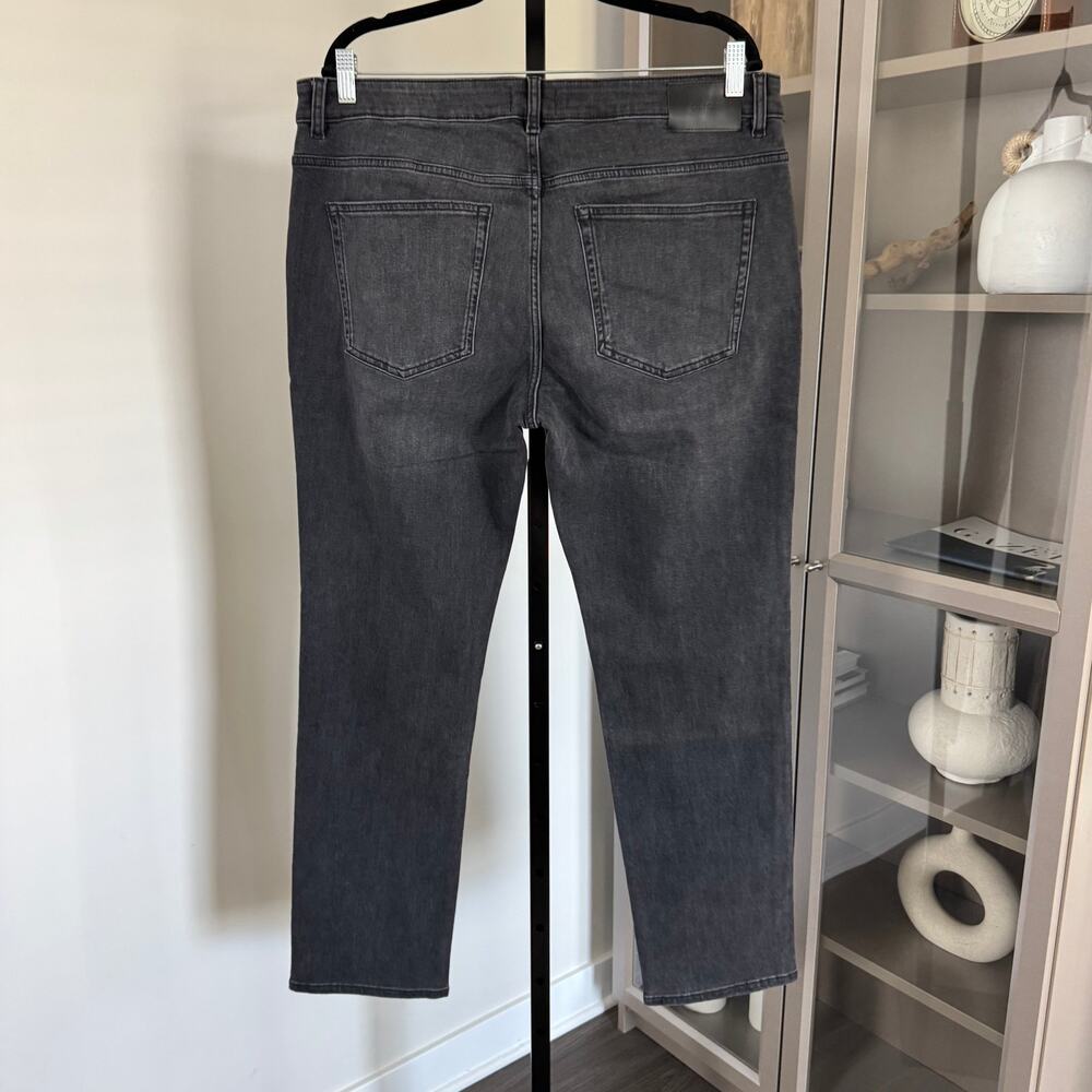 DL1961 Sable Black Wash Nick Slim Jeans 38 NEW Moisture Wicking Stretch Denim - Picture 5 of 8